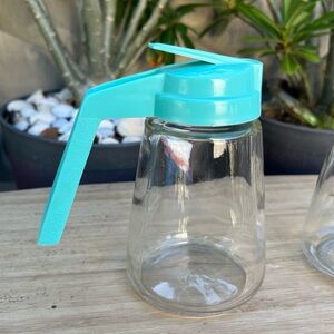 Vintage Turquoise Gemco Syrup Dispensers